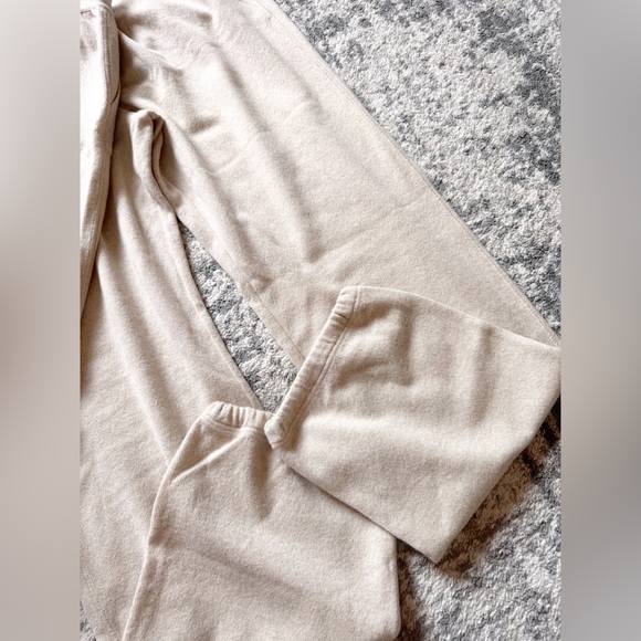 $2400 Loro Piana Merano Baby Cashmere Joggers Knit Pants 48 Beige - Picture 8 of 10